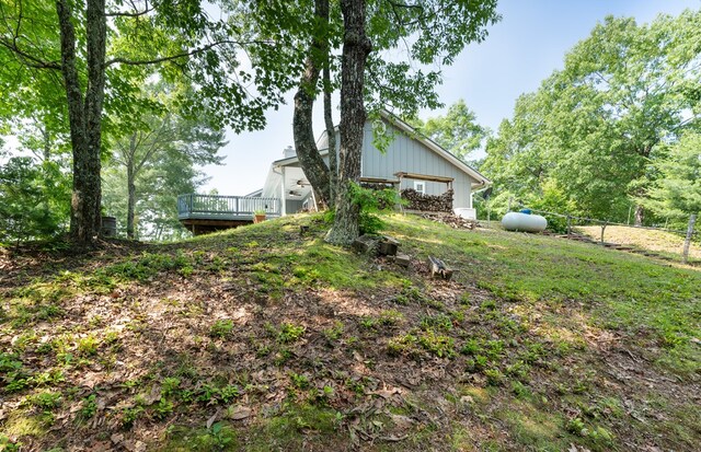 330 Ravens Gap Rd, Murphy, NC 28906 - view of yard with a wooden deck