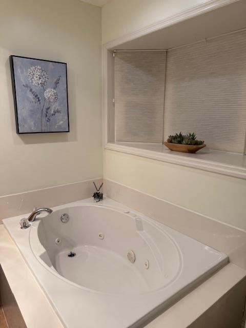 bathroom featuring a bathtub