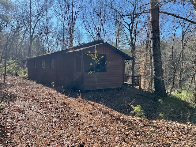 view of outdoor structure