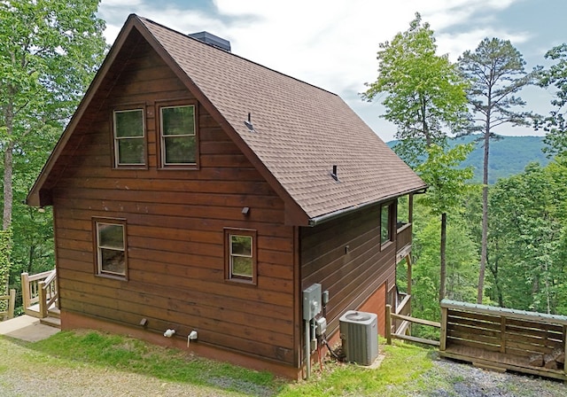 73 Rosiey Ln, Blue Ridge, GA 30513 - view of property exterior featuring a shingled roof