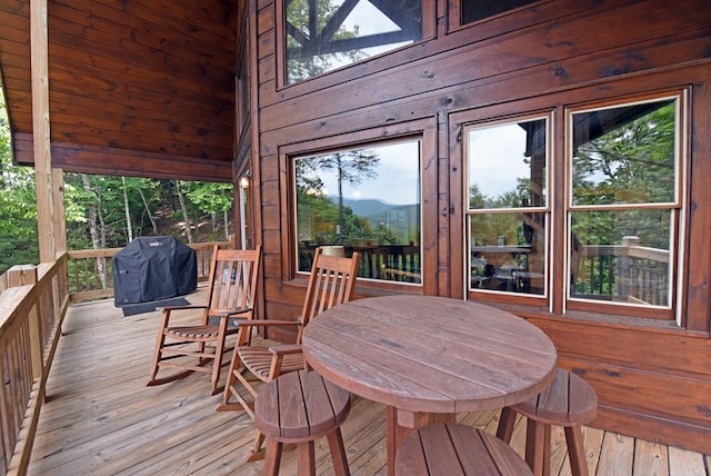 73 Rosiey Ln, Blue Ridge, GA 30513 - deck with a grill