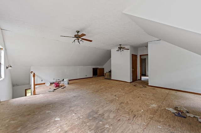 15.20 Piney Acres Rd, Blue Ridge, GA 30513 - bonus room with lofted ceiling and ceiling fan