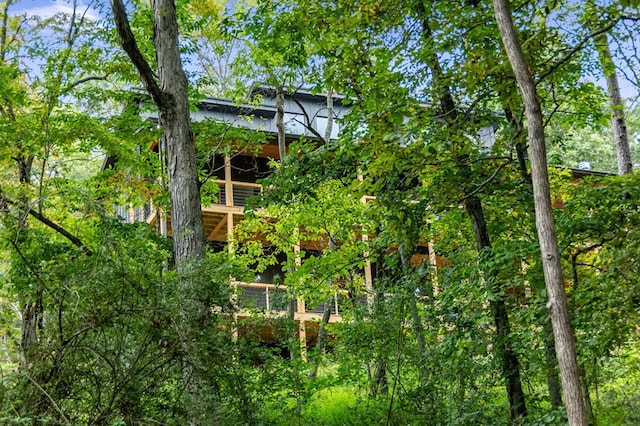 LOT11 Windy Valley Trl, Blue Ridge, GA 30513 - rear view of house with a wooden deck