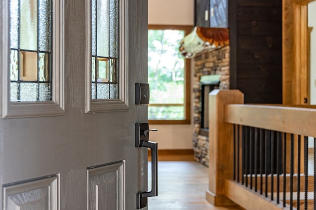 LOT11 Windy Valley Trl, Blue Ridge, GA 30513 - hallway with wood finished floors and baseboards