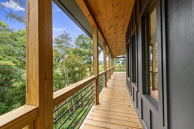 LOT11 Windy Valley Trl, Blue Ridge, GA 30513 - wooden deck with view of wooded area