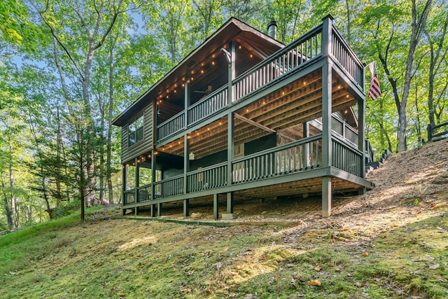 view of rear view of house