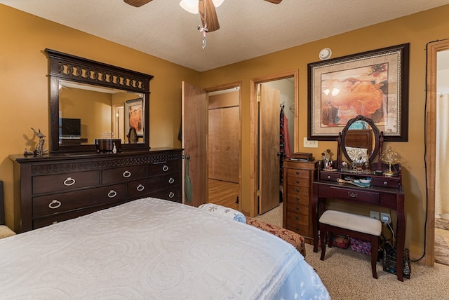 243 Havenwood Ln, Murphy, NC 28906 - bedroom with carpet flooring and a ceiling fan