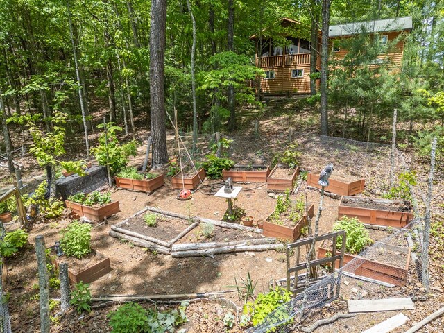 243 Havenwood Ln, Murphy, NC 28906 - view of yard featuring a vegetable garden