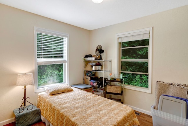 49 Hampton Ln, Hayesville, NC 28904 - bedroom featuring wood finished floors and baseboards