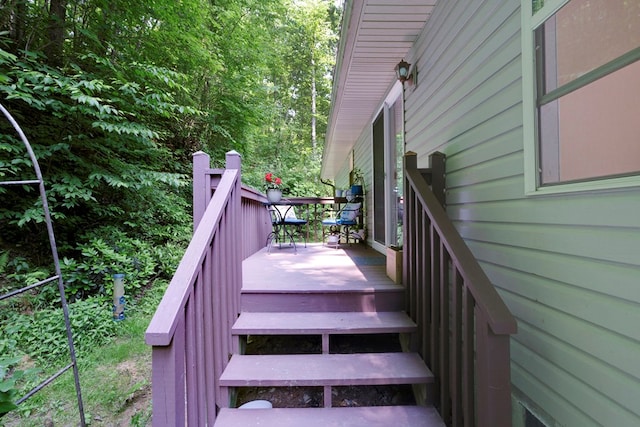 49 Hampton Ln, Hayesville, NC 28904 - view of staircase