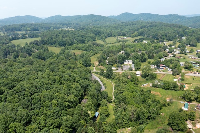 49 Hampton Ln, Hayesville, NC 28904 - aerial view of a heavily wooded area and mountains