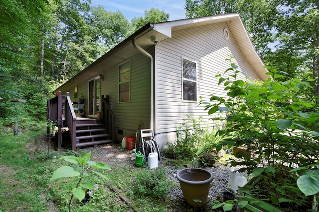 49 Hampton Ln, Hayesville, NC 28904 - view of side of home