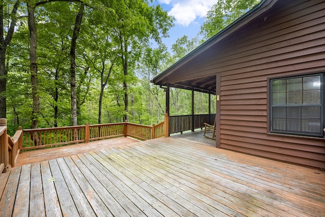 view of deck