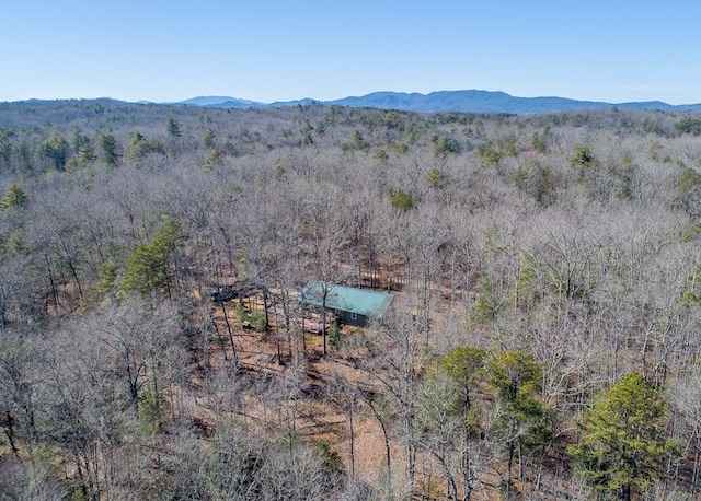 922 Liberty Cir, Murphy, NC 28906 - bird's eye view featuring a view of trees and a mountain view