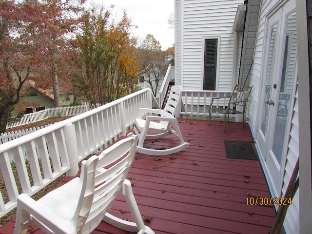 view of deck