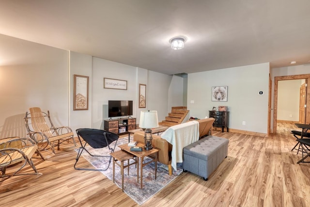 784 Sneaking Creek Dr, Hayesville, NC 28904 - living area featuring light wood-style floors
