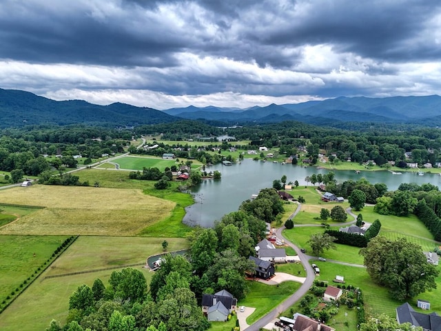 784 Sneaking Creek Dr, Hayesville, NC 28904 - bird's eye view of a water and mountain view