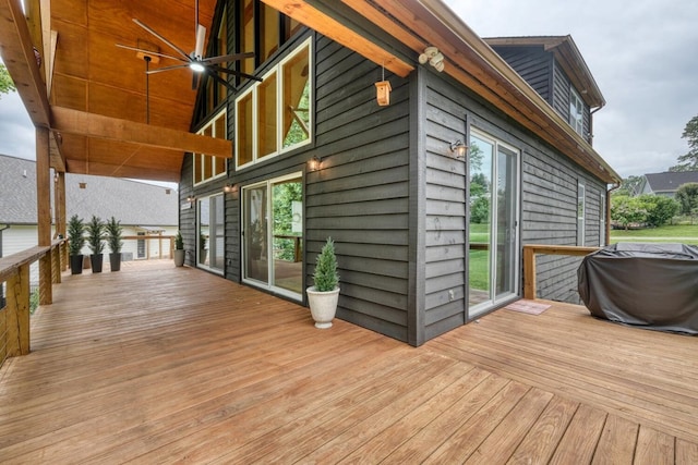 784 Sneaking Creek Dr, Hayesville, NC 28904 - deck featuring area for grilling