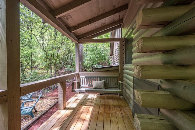 240 Donna Lee Ln, Mineral Bluff, GA 30559 - view of wooden deck