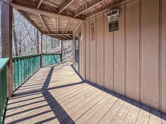 230 Tanglewood Dr, Blue Ridge, GA 30513 - view of wooden deck