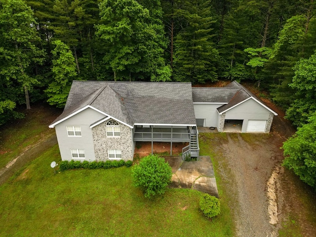 289 12 Point Rd, Blairsville, GA 30512 - view from above of property