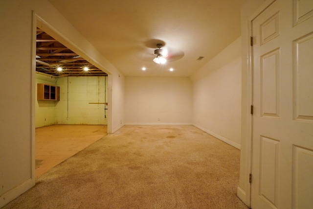 289 12 Point Rd, Blairsville, GA 30512 - finished below grade area featuring light carpet