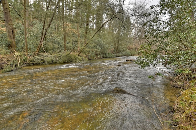 view of water feature