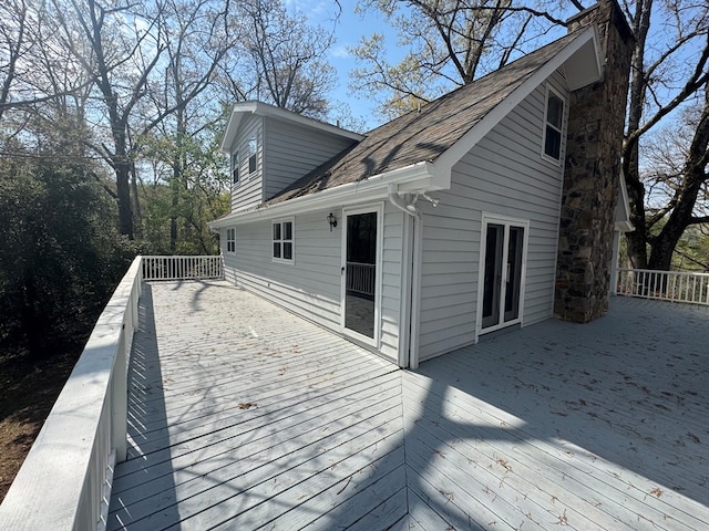 view of deck