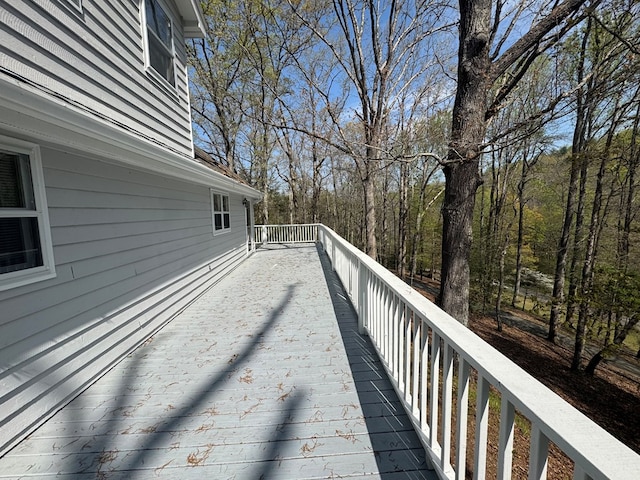 view of deck