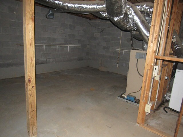 view of basement