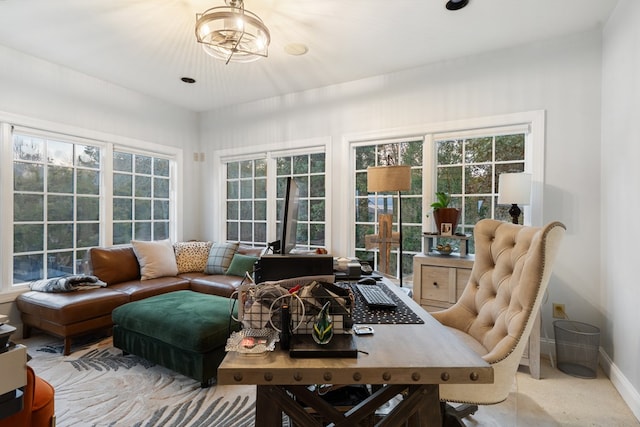 sunroom featuring a healthy amount of sunlight