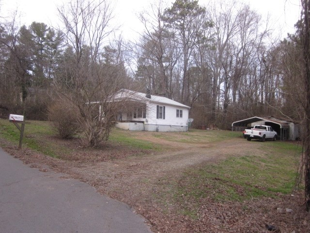 view of road