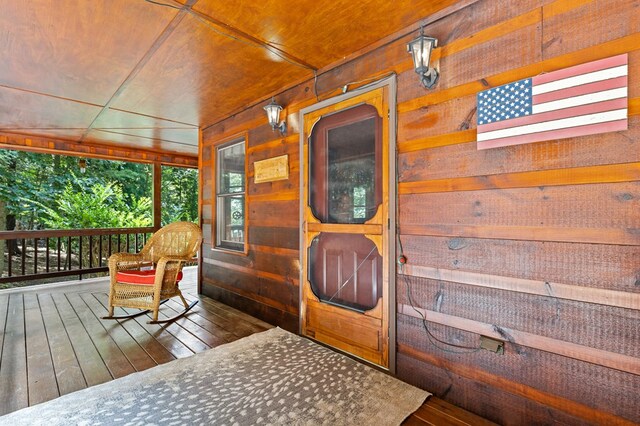 264 Summit St, Ellijay, GA 30540 - property entrance with a porch