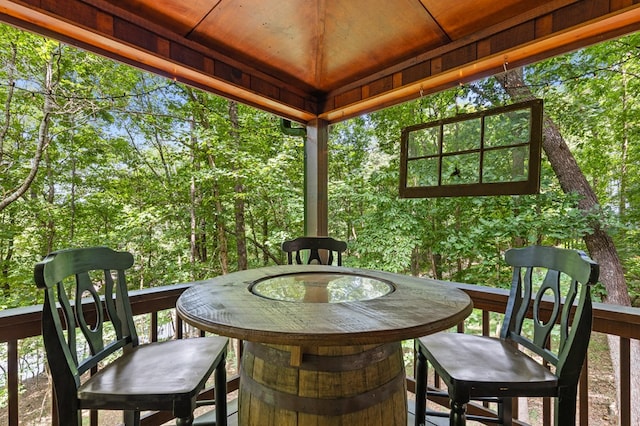 264 Summit St, Ellijay, GA 30540 - view of sunroom