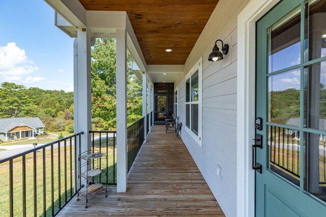 21 Hogue Way, Blairsville, GA 30512 - view of wooden terrace