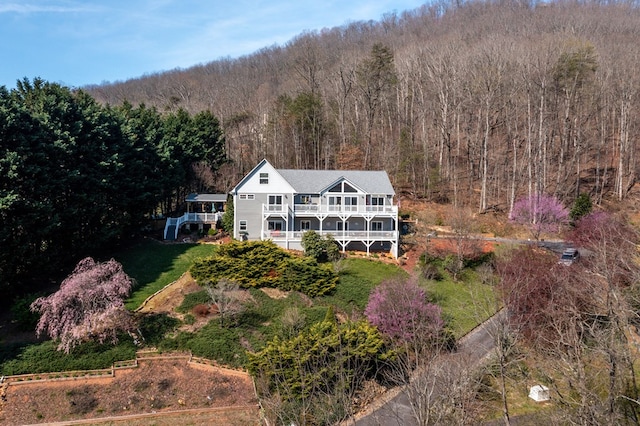 view of birds eye view of property