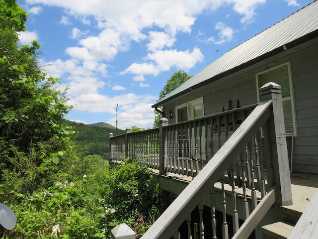 905 Johnson Rd, Hiawassee, GA 30546 - view of deck