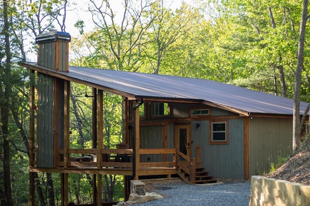 view of outbuilding