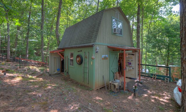 view of yard with a deck