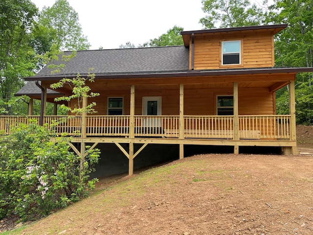 view of rear view of house