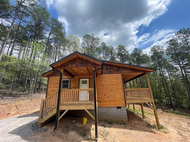 60 Lazy Creek Ln, Murphy, NC 28906 - view of front facade with crawl space