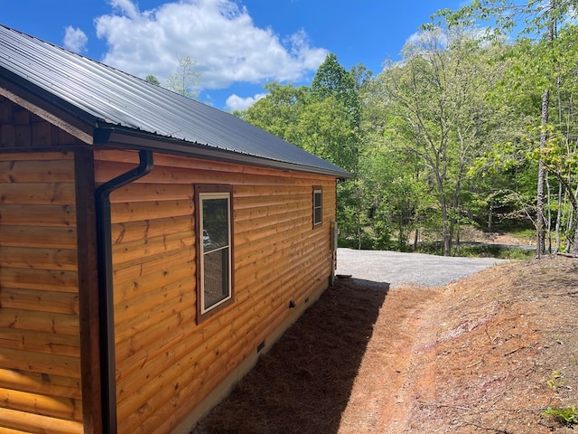 60 Lazy Creek Ln, Murphy, NC 28906 - view of side of home featuring a metal roof