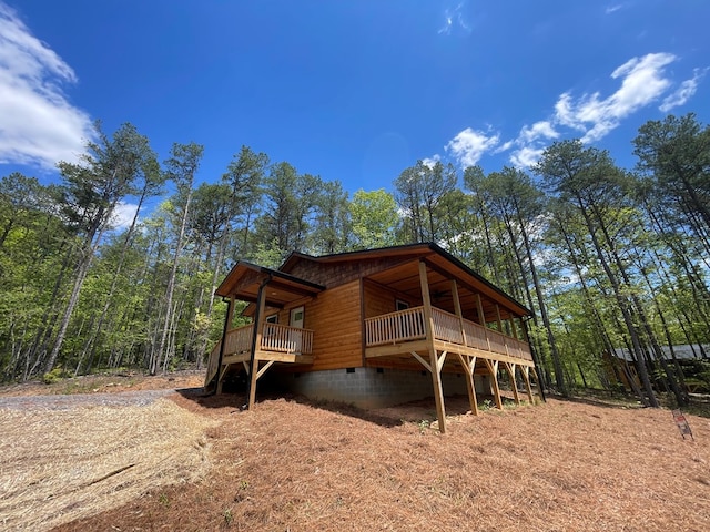 60 Lazy Creek Ln, Murphy, NC 28906 - view of home's exterior featuring crawl space