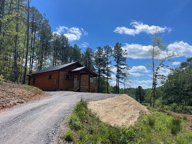 60 Lazy Creek Ln, Murphy, NC 28906 - view of side of property with crawl space and driveway