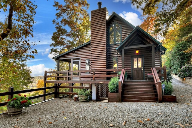view of front of house