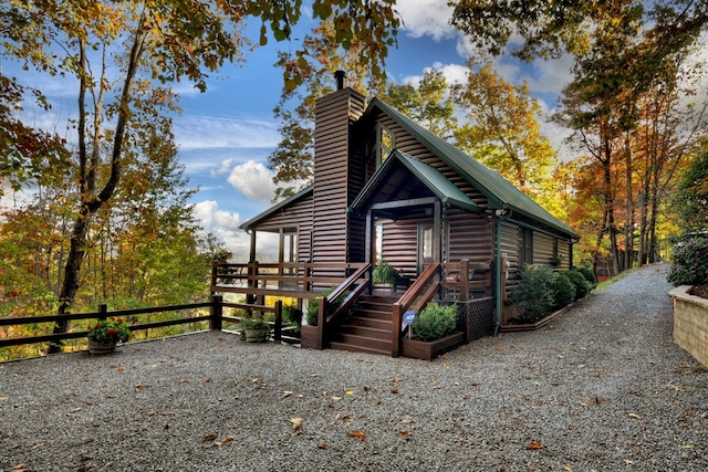 view of front of property