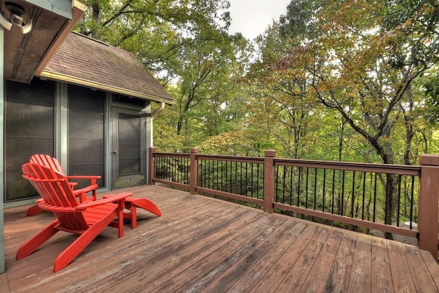 112 Songbird, Blue Ridge, GA 30513 - view of deck