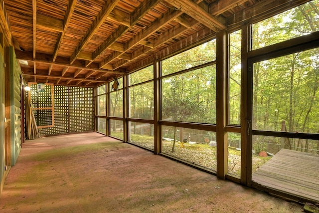 112 Songbird, Blue Ridge, GA 30513 - view of unfurnished sunroom