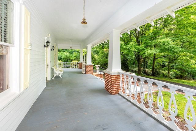 10 New Town St, Tate, GA 30177 - view of porch