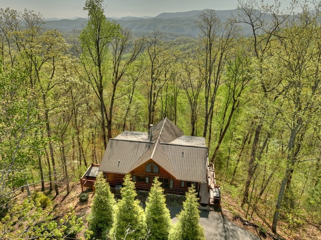 783 Moreland Dr N, Cherry Log, GA 30522 - aerial view with a mountain view